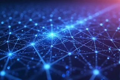 Image of blockchain technology concepts