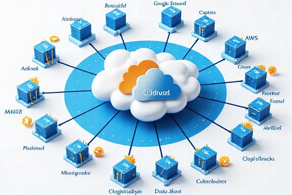 Cloud infrastructure diagram